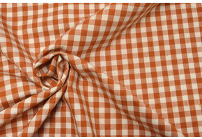 Boerenbont Ruit 8 mm Oranje-Brique