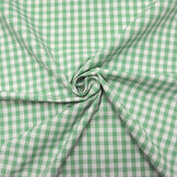 Gingham Check 8 mm Mint Green