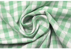 Gingham Check 8 mm Mint Green