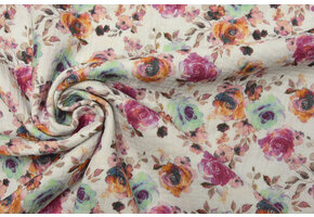 Double Gauze Fabric Flowers Phlox