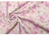 Double Gauze Fabric Flowers Violetta
