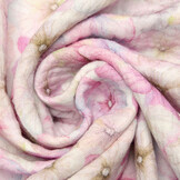 Double Gauze Fabric Flowers Violetta