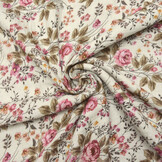 Double Gauze Fabric Flowers Mimosa