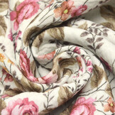 Double Gauze Fabric Flowers Mimosa