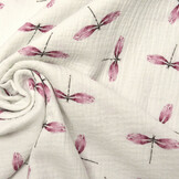 Double Gauze Fabric Dragonfly