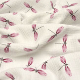Double Gauze Fabric Dragonfly