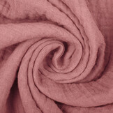 Double Gauze Fabric Dark Old pink