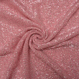 Pleated Sequins Silver Pink