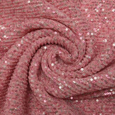 Pleated Sequins Silver Pink