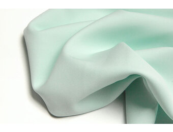 2-Way Crepe Stretch Hellmint Blau