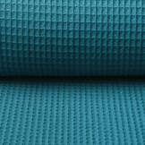 Waffle Pique Light Petrol