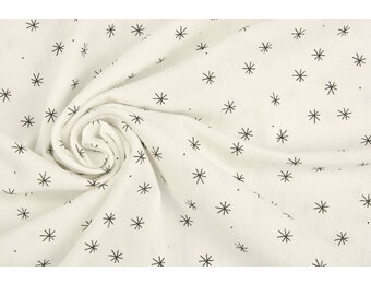 100% Gewaschene Baumwolle Sterne Elodie