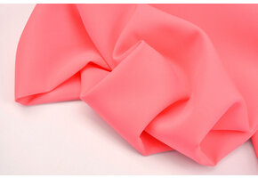 2-Way Crepe Stretch Fluor Roze