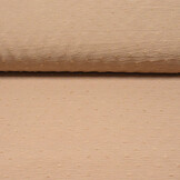 Dobby American Crêpe Carlijn Beige-Powder Pink