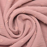 Dobby American Crêpe Carlijn Oud Roze