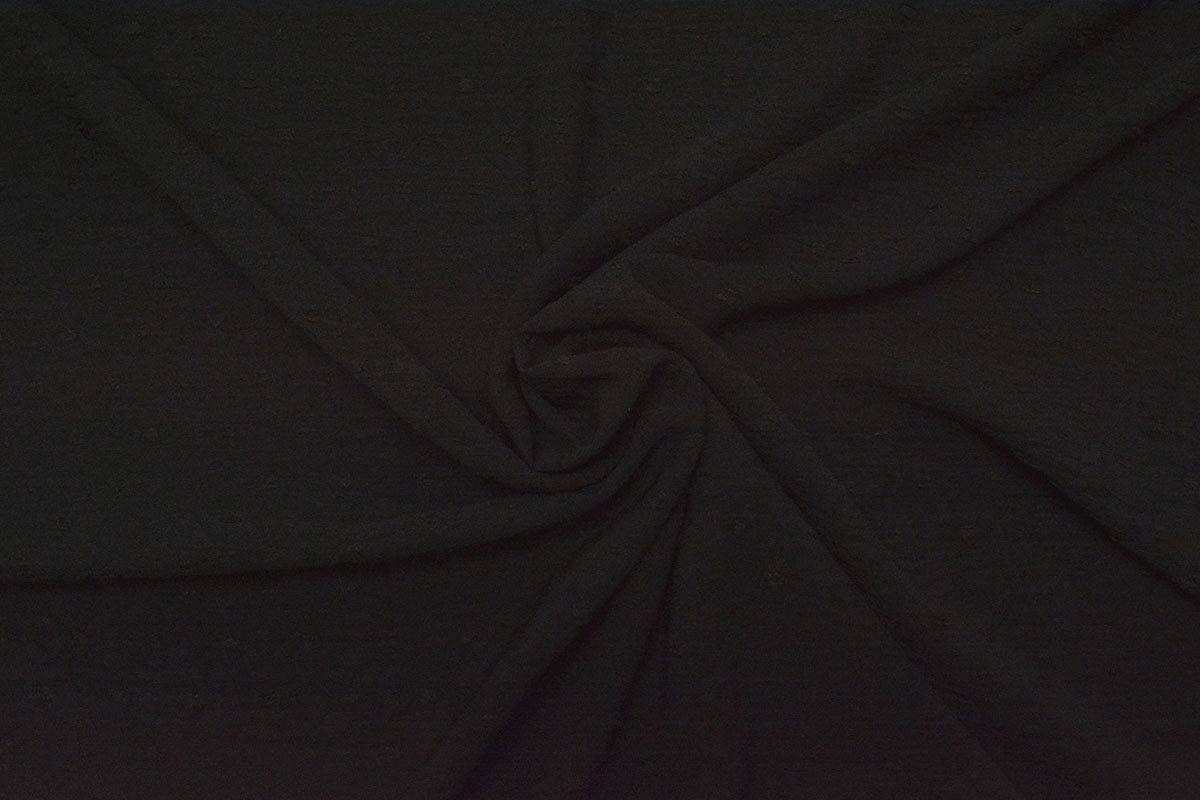 Dobby American Crêpe Carlijn Black