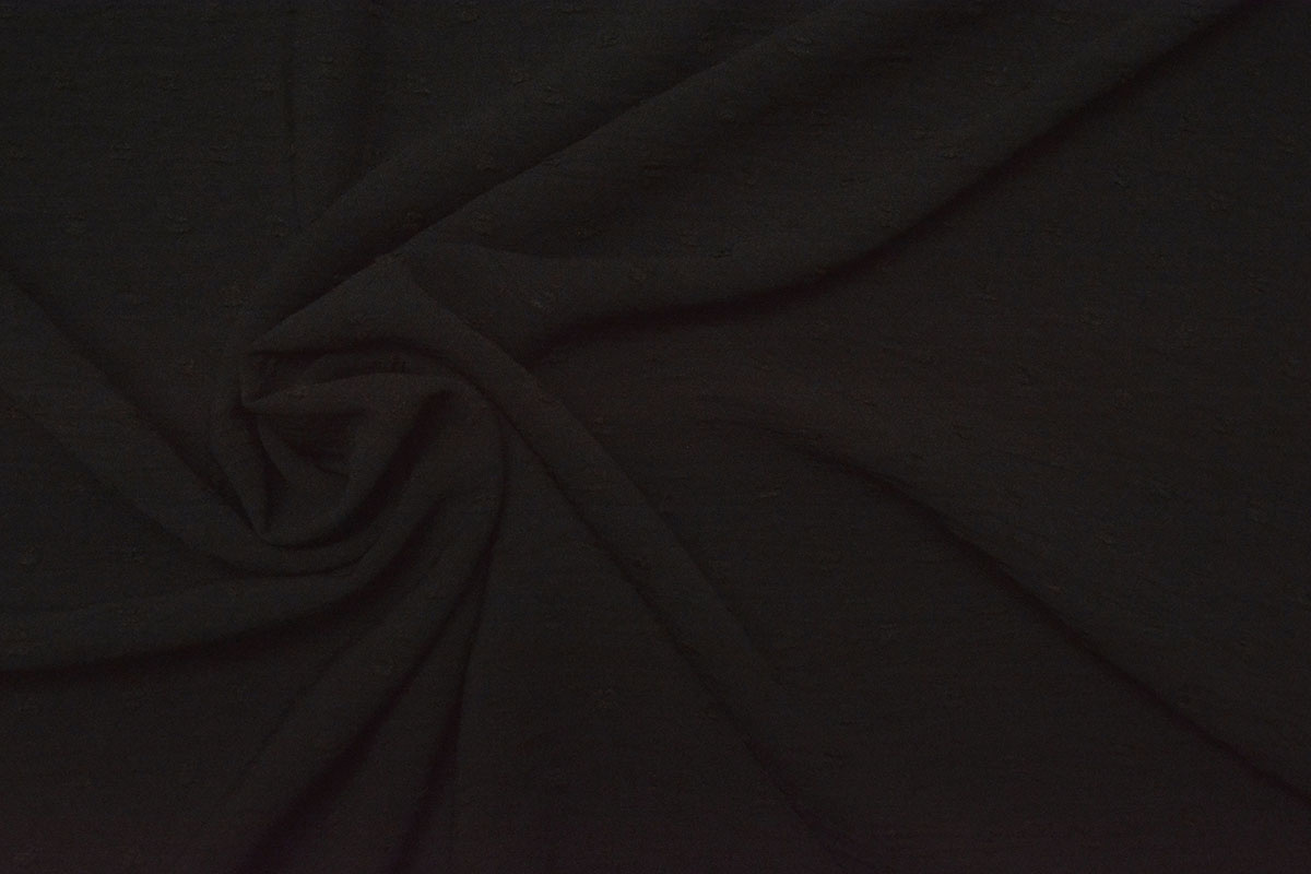 Dobby American Crêpe Carlijn Black