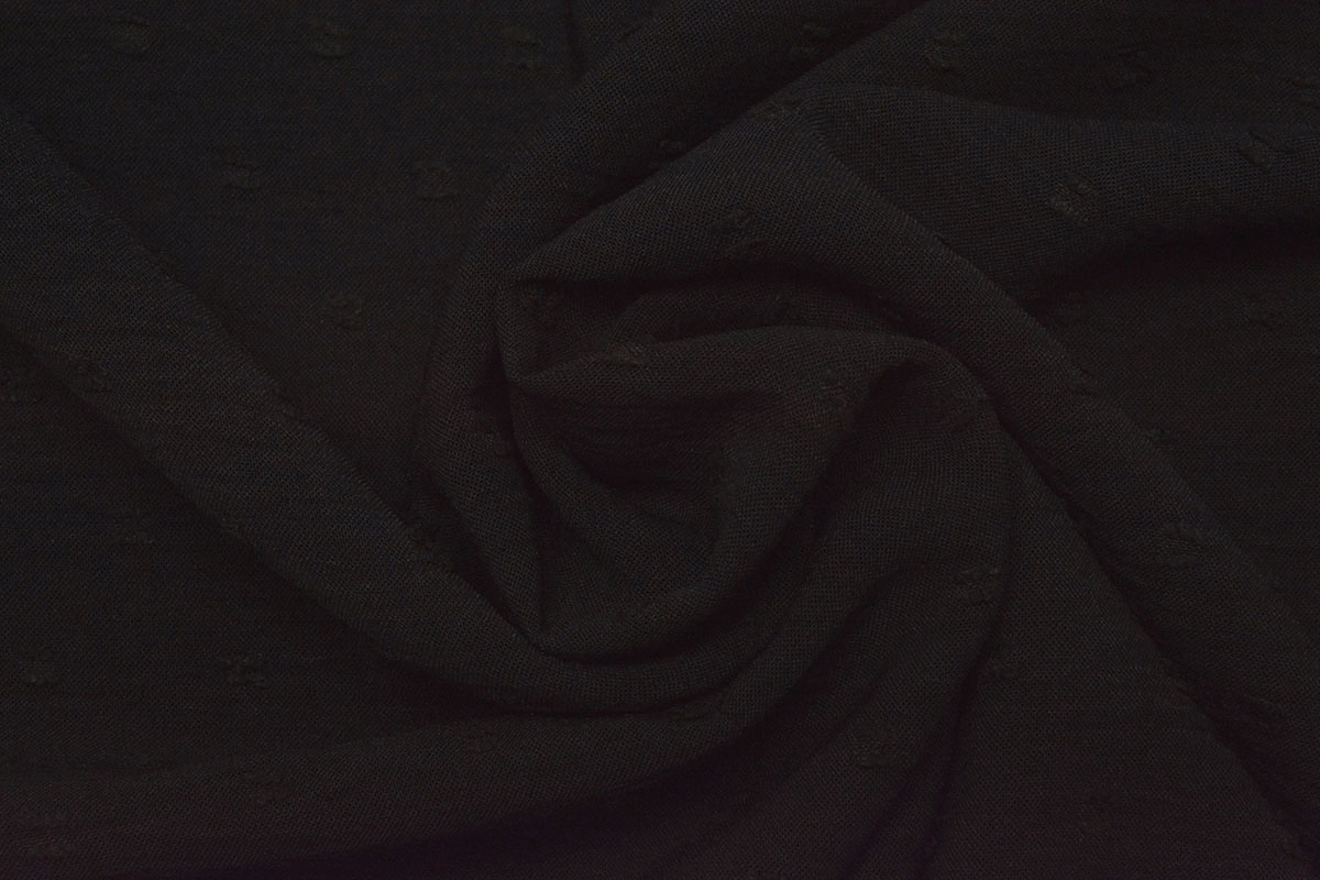 Dobby American Crêpe Carlijn Black