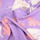 100% Viscose Annika Bloemen Lila