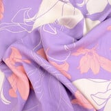 100% Viscose Annika Flowers Lilac
