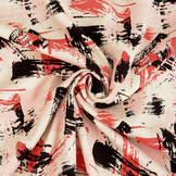 100% Viscose Brashi Red