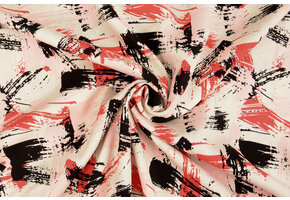 100% Viscose Brashi Red