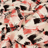 100% Viscose Brashi Red