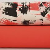 100% Viscose Brashi Red