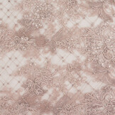 Mesh Embroidered  Sequins Quenya Old Lilac