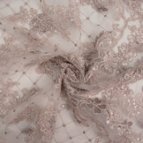 Mesh Embroidered  Sequins Quenya Old Lilac