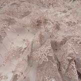 Mesh Geborduurd Pailletten Quenya Oud Lila