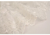 Mesh Embroidered  Sequins Quenya Off-White