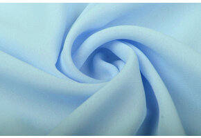 Crêpe Georgette Baby Blauw