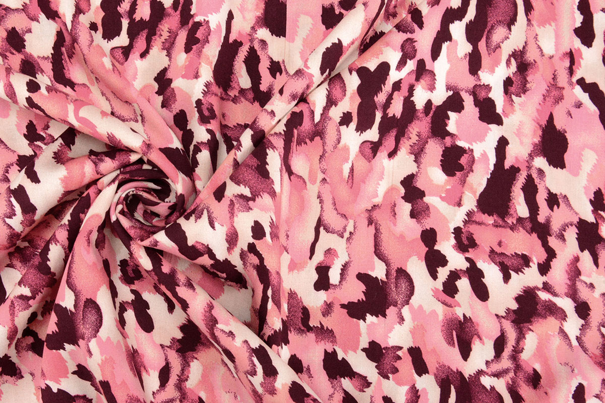 100% Viskose Mavara Rosa