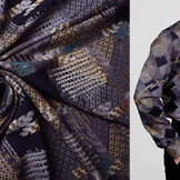 100% Viscose Baldosas Lila