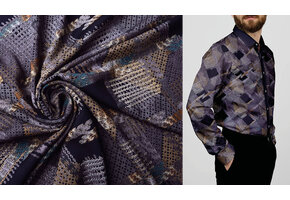 100% Viscose Baldosas Lilac