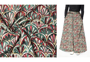 100% Viscose Terazi Green