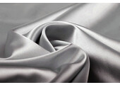 Stretch Satin Light Grey