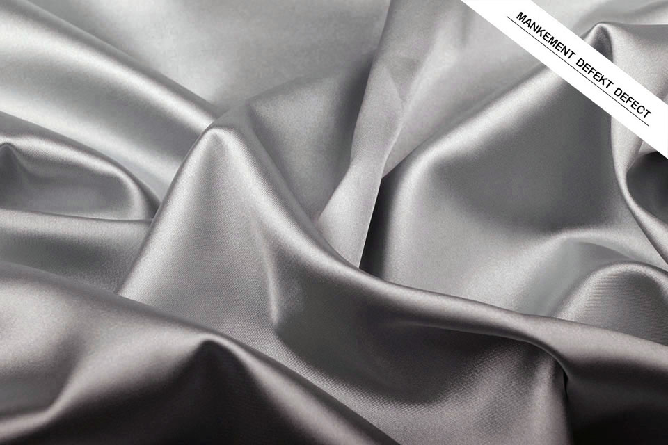 Stretch Satin Light Grey