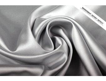 Stretch Satin Hellgrau