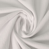 100% Washed Cotton Voile White