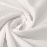 100% Gewassen Katoen Voile Wit