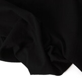 100% Washed Cotton Voile Black