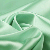 Stretch Satin Mint Green