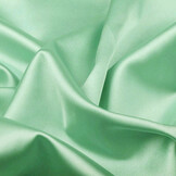 Stretch Satin Mint Green