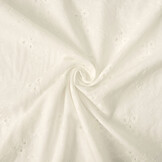 Stickerei Baumwolle Melanie Creme