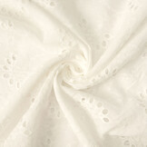 Stickerei Baumwolle Melodie Creme