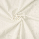 Broderie Katoen Leonora Creme