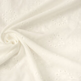 Stickerei Baumwolle Liane Creme