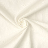 Broderie Katoen Levana Creme